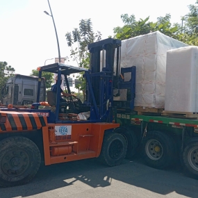 Nâng cẩu hàng hóa, đóng rút container tại Bàu Bàng hiệu quả, đúng tiến độ