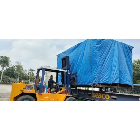 Nâng dàn máy cơ khí tại KCN VSIP II