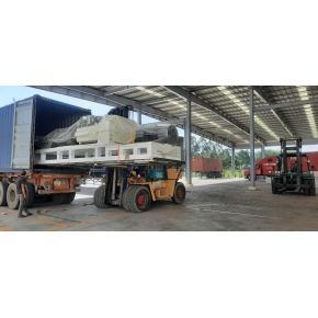 Rút dàn máy trong container tại Bình Dương