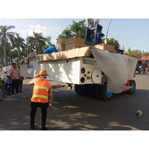 Nâng cẩu hàng hóa, đóng rút container tại Bàu Bàng hiệu quả, đúng tiến độ